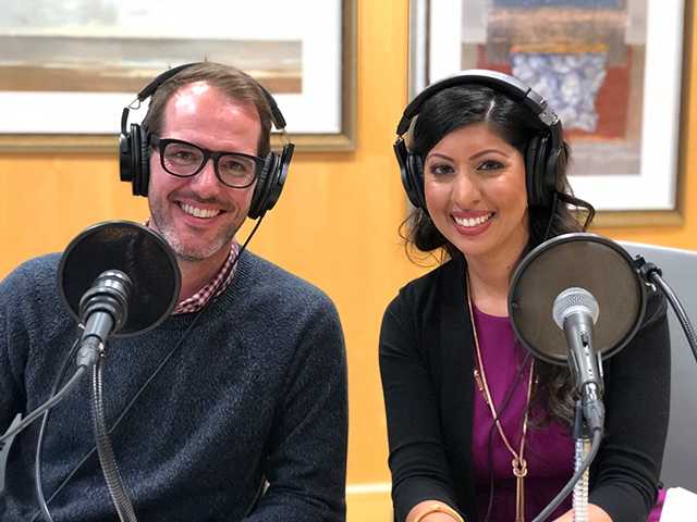 HouseCall podcast hosts Nicholas Gilpin, DO and Asha Shajahan, MD