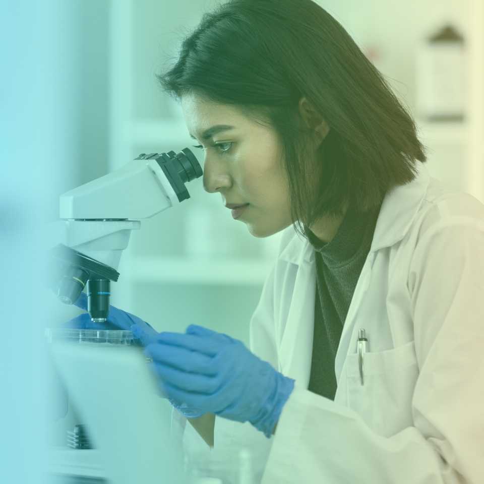 Woman scientist in the lab